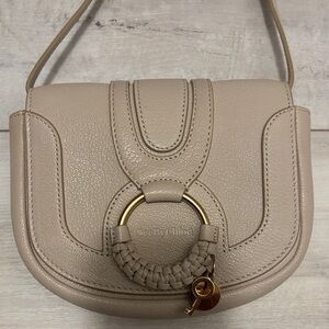 See By Chloe Beige Leather Crossbody Bag